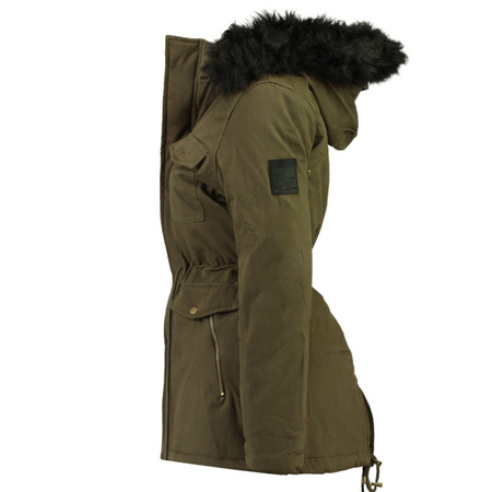 Kurtka zimowa damska parka Geographical Norway Celeste Kaki zielona DB LADY 056 (WW5310F/GN-KAKI)