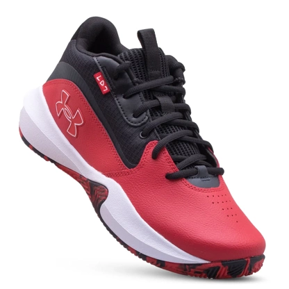 Buty sportowa męskie Under Armour koszykarskie sneakersy treningowe czerwone/czarne (3028512-600)