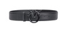 Skórzany pasek z klamrą Pinko LOVE BERRY H3 BELT 100125-A1K2 czarny (3 cm)