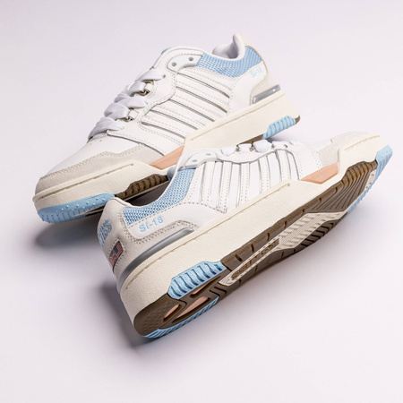 Sneakersy damskie K-Swiss SI-18 RIVAL tenisówki skórzane białe (98531-130-M)