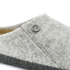 Kapcie męskie/damskie Birkenstock Zermatt Cozy Home Light Gray z wełnianego filcu regular szerokie (1015080)