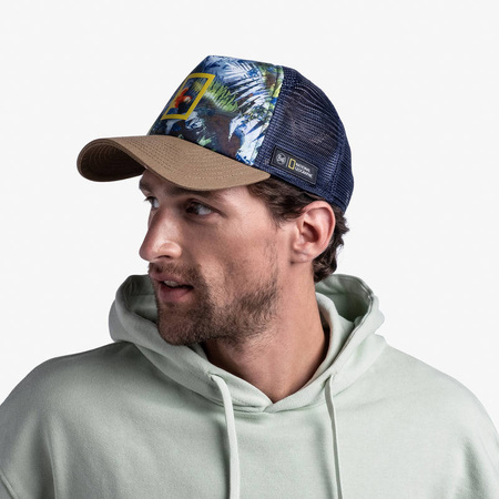 Czapka z daszkiem BUFF®  Trucker Cap SCARLETT MACAW L/XL Adult National Geographic (8428927437471)