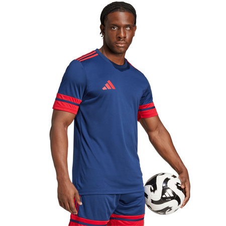Koszulka męska adidas Squadra 25 granatowo-czerwona (JG5833)