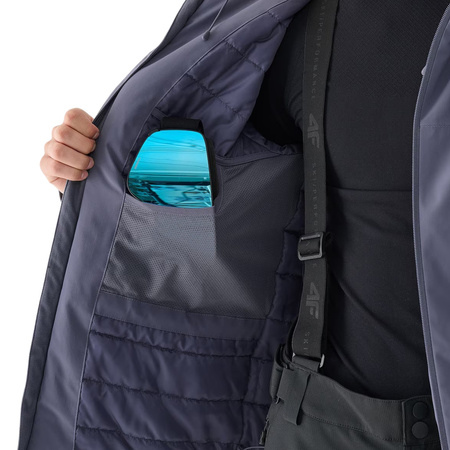 Kurtka narciarska męska 4F M579 denim (4FWAW24TTJAM579 32S)