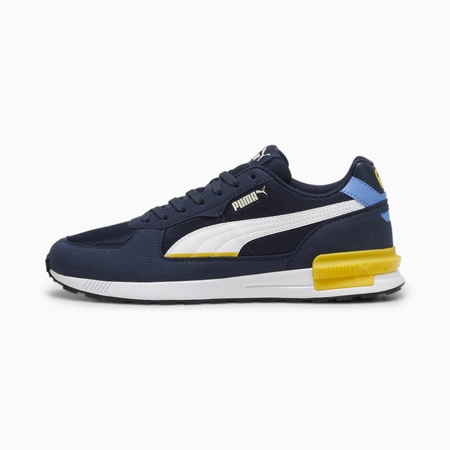 Buty sportowe męskie Puma Graviton Club Navy White Yellow Siz granatowe (380738-50)