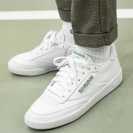 Wyprzedaż - Buty sportowe damskie białe Reebok Club C (CN0905)