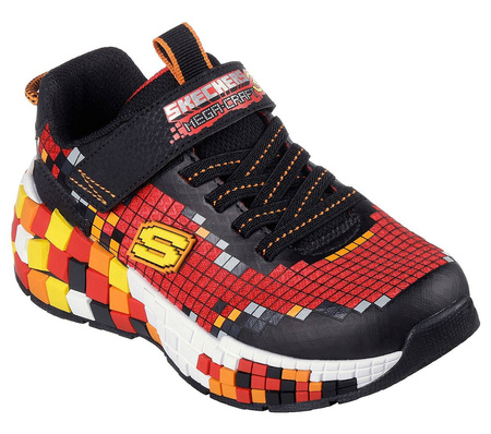 Dziecięce obuwie sportowe Skechers MEGA-CRAFT 3.0 czarne (402182L-BKRD)