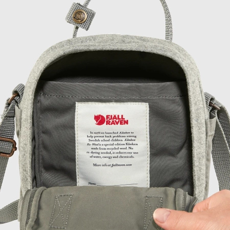 Torba na ramię Fjällräven Kånken Re-Wool Sling Granite Grey (F23329-027)