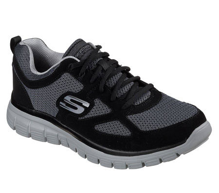 Buty treningowe męskie Skechers Burns Agoura czarne (52635-BKGY)