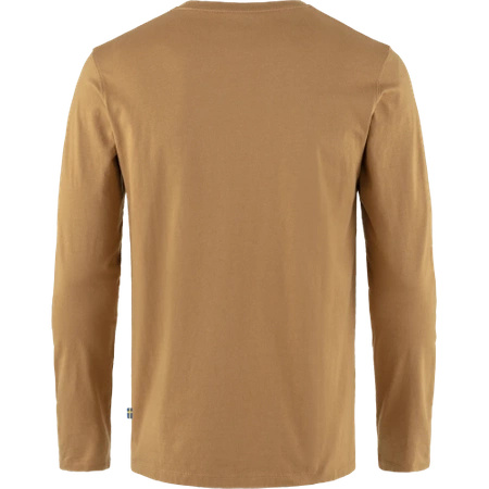 T-shirt męski Fjällräven Forever Nature Badge LS M Buckwheat Brown (F87303-232)