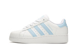 Buty sportowe damskie adidas Superstar XLG W Cloud White Clear Sky na co dzień biało-niebieskie (IF3003)