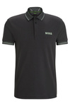 Koszulka Polo męska  BOSS Paule 1 Charcoal slim fit szara (50512892-016)