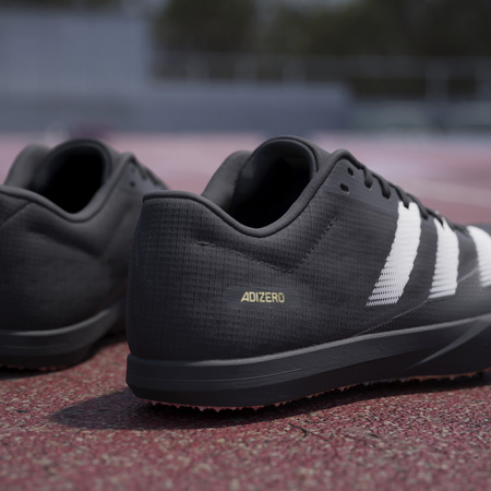 Kolce do biegania adidas Adizero Long Jump U Czarno-Pomarańczowe (ID0300)