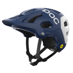 Wyprzedaż - Kask rowerowy POC Tectal Race MIPS Lead Blue/Hydrogen White Matt granatowy (10580_8277)