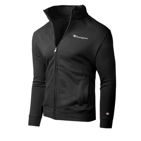 Wyprzedaż - Bluza ze stójką rozpinana męska czarna Champion (218290 KK001)