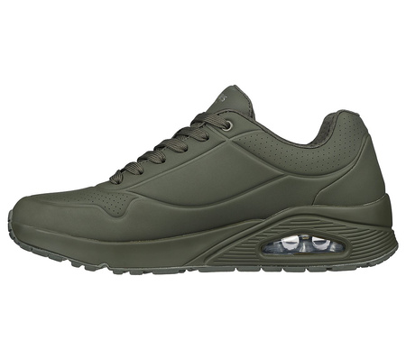 Buty męskie sportowe Skechers Uno Stand On Air sneakersy zielone (52458-DKGR)