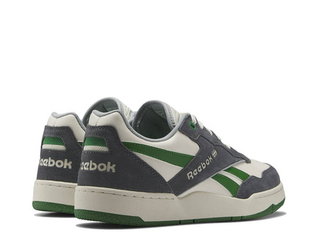 Sneakersy męskie Reebok BB 4000 II Classic White Pure Grey skórzane (IG4790)