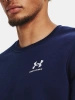 Bluza męska UNDER ARMOUR Essential Fleece Crew sportowa granatowa (1374250-410)