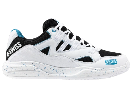 Męskie sneakersy K-Swiss TURA TEAM PADEL WHITE/BLACK/BLUE MOON-M (04435-967-M)