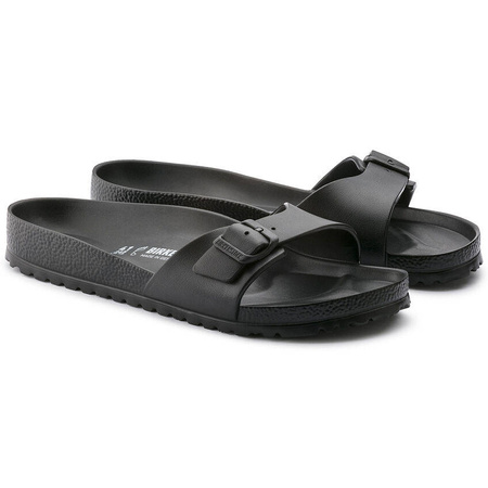 Klapki damskie Birkenstock Madrid EVA gumowe narrow wąskie czarne (128163)