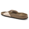 Klapki Birkenstock Madrid damskie Birko-Flor Narrow Copper na wąską stopę złoty róż (1023927)