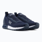 Sneakersy męskie EA7 Emporio Armani Legacy Knit buty sportowe lifestylowe granatowe (X8X171-XK373-T999)