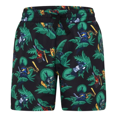 Wyprzedaż - Spodenki kąpielowe dziecięce Lego Wear LWALEX 317 Swim Shorts kąpielówki szorty zielone (12010817-995)
