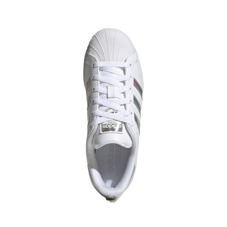 Sneakersy młodzieżowe dziewczęce Adidas Superstar Kids buty sportowe białe (IG0238)