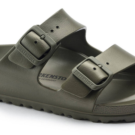 Klapki męskie zielone Birkenstock Arizona EVA Khaki regular szerokie zielone (1019094)