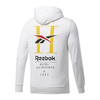 Bluza męska biała Reebok CL GP HOTEL HOODIE (FT7457)