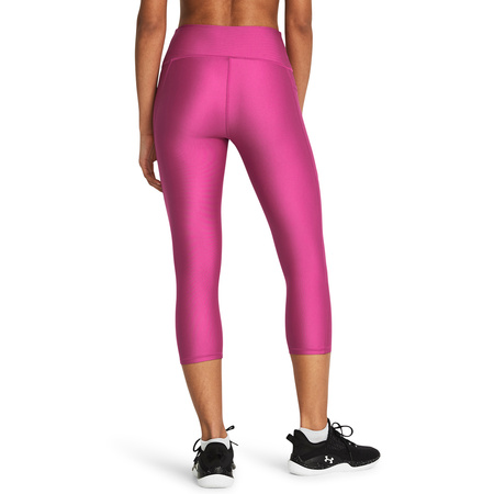 Wyprzedaż - Spodnie damskie sportowe Under Armour Tech Hi Capri treningowe różowe (1365334-572)