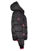 Kurtka zimowa puchowa damska Geographical Norway Calix Black EO DB LADY 068 czarna (WW1917F/GNO-BLACK-PINK)