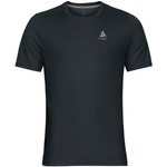 Koszulka sportowa męska Odlo T-shirt crew neck s/s F-DRY oddychająca czarna (550822/15000)