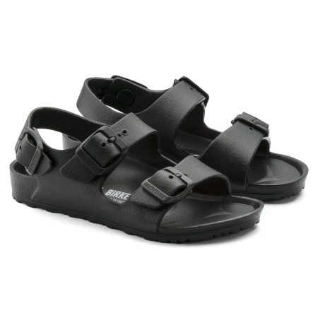 Sandały dziecięce Birkenstock Milano Essentials Kids EVA Black czarne narrow wąskie (1009353)