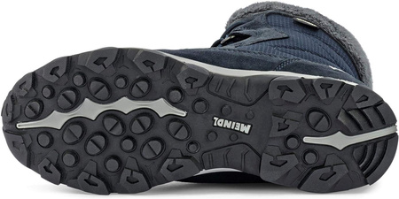 Wyprzedaż - Buty zimowe trekkingowe damskie Meindl Civetta Lady GTX skóra welurowa Gore-Tex granatowe (7664/68)