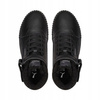 Wyprzedaż - Buty zimowe damskie Puma Carina 2.0 Mid Winter sportowe ocieplane z futerkiem czarne (385852-01)