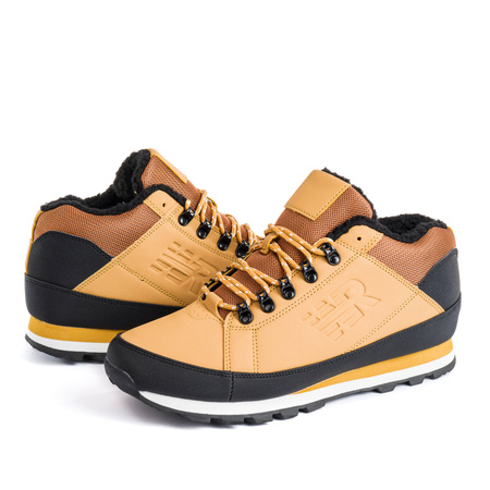 Wyprzedaż - Sneakersy zimowe męskie ocieplane WR Winter beżowe (Y-H754)