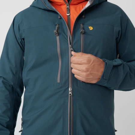 Kurtka softshell męska Fjällräven Bergtagen Eco-Shell Jacket M Mountain Blue (F86621-570)