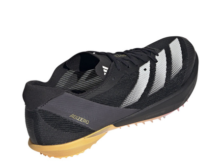 Kolce do biegania adidas Adizero Ambition U Czarno-Pomarańczowe (IG9905)