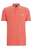 Wyprzedaż - Koszulka Polo męska BOSS Paule Open Red slim fit czerwona (50512789-646)