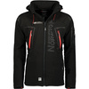 Kurtka męska czarna Softshell Geographical Norway Techno (WU6068-GN-BLACK)