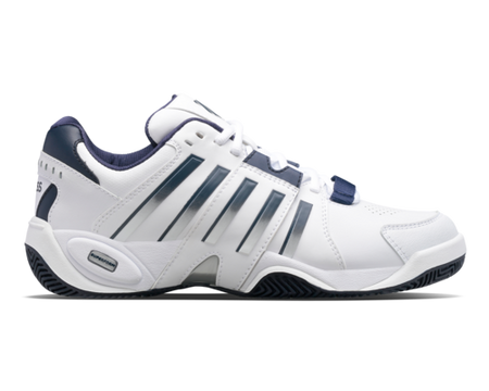 Męskie sneakersy K-Swiss ACCOMPLISH IV WHITE/PEACOAT/SILVER-M (07387-177-M)