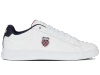 Męskie sneakersy K-Swiss COURT SHIELD II WHITE/PEACOAT/SAMBA RED-M (04412-983-M)