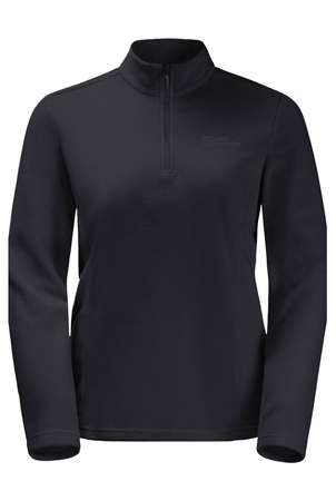 Wyprzedaż - Bluza polarowa damska Jack Wolfskin Taunus HZ W czarna (1709532_6000)