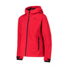 Wyprzedaż - Kurtka z kapturem CMP Kid Jacket Fix Hood dziecięca/młodzieżowa trekkingowa czerwona (3A00094-55BE)