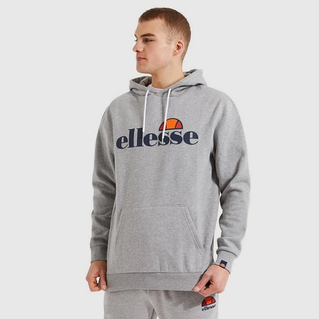 Wyprzedaż - Bluza z kapturem męska Ellesse SL Gottero OH Hoody Grey Marl szara (SHC07407-112)