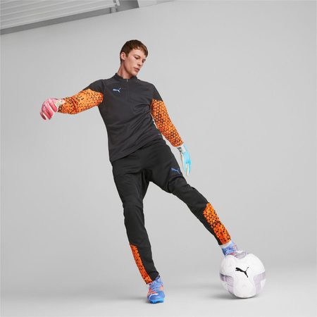 Rękawice bramkarskie Puma Ultra Grip 1 Tricks Hybrid niebiesko-różowe (41853 01)