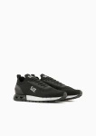 Wyprzedaż - Buty sportowe męskie EA7 Emporio Armani Legacy Knit sneakersy lifestylowe czarne (X8X171-XK373-N181)