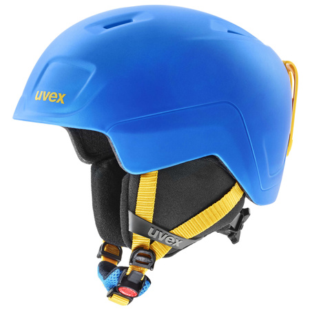 Kask snowboardowy dziecięcy Uvex Heyya Pro regulowana długość pasków niebieski (56/6/253/20)