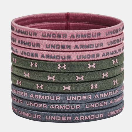 Opaski do włosów Under Armour Elastic Hair Tie PK 9 szt. 1380018 697 (1380018697)